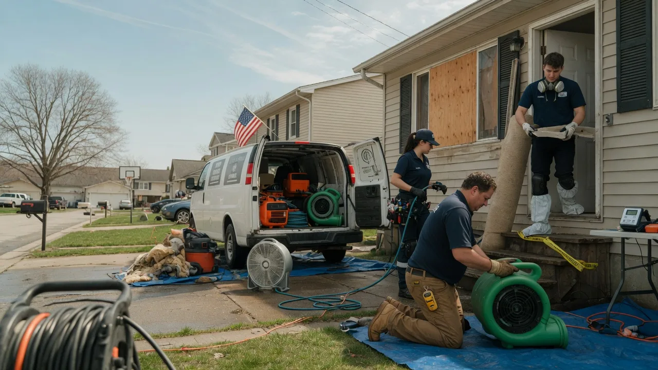 Water Damage Restoration in Bellevue, IA near me